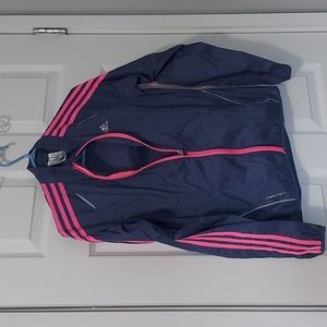 Adidas Formotion women's zippered windbreaker with zippered pockets on each side